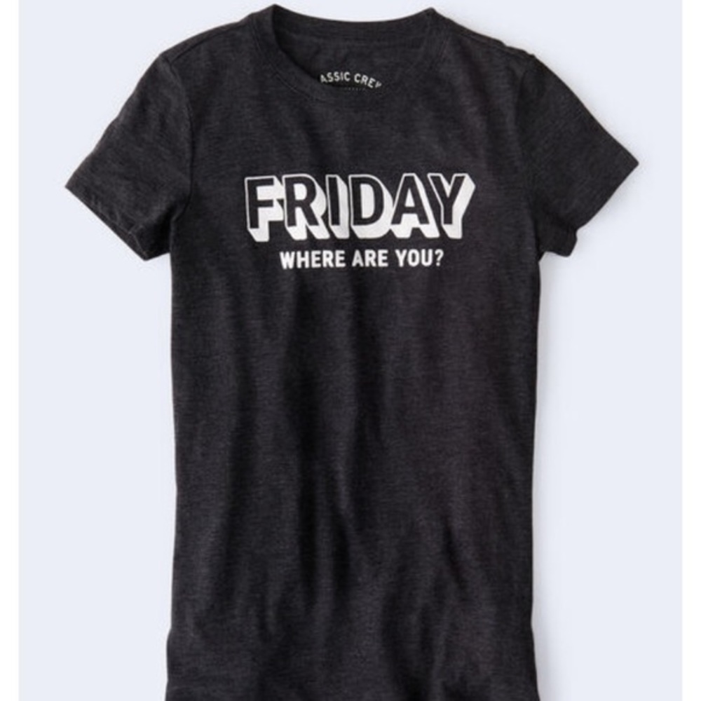 Aeropostale Charcoal Grey Graphic Tee Sz Large NWT